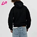 embroidered zip up hoodie